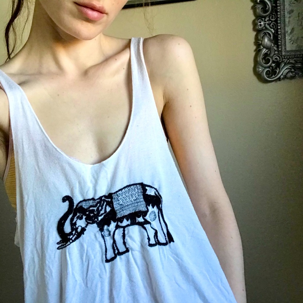Brandy Melville / John Galt Elephant tank top